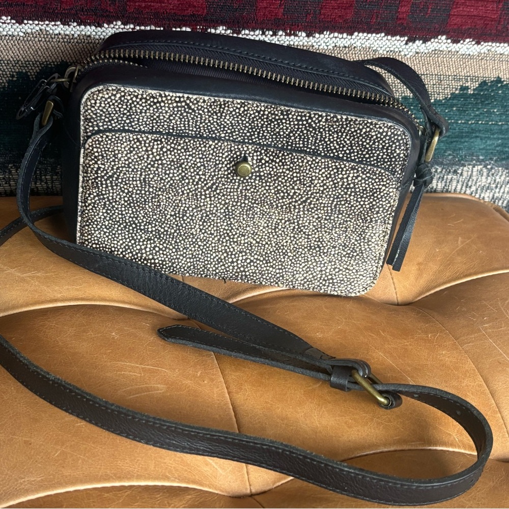 Pony Hair black camera bag